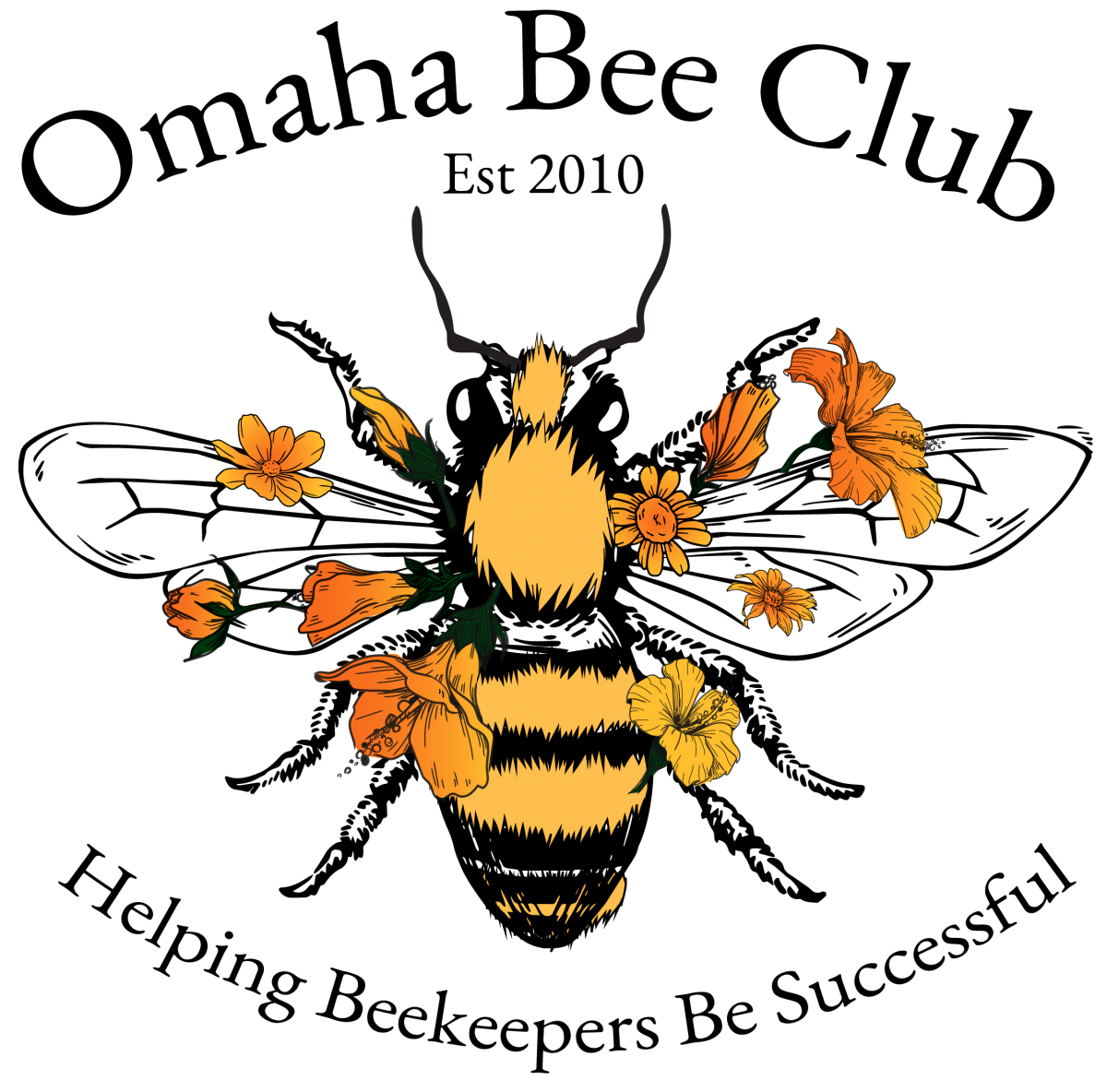 nebraska beekeepers logo logo