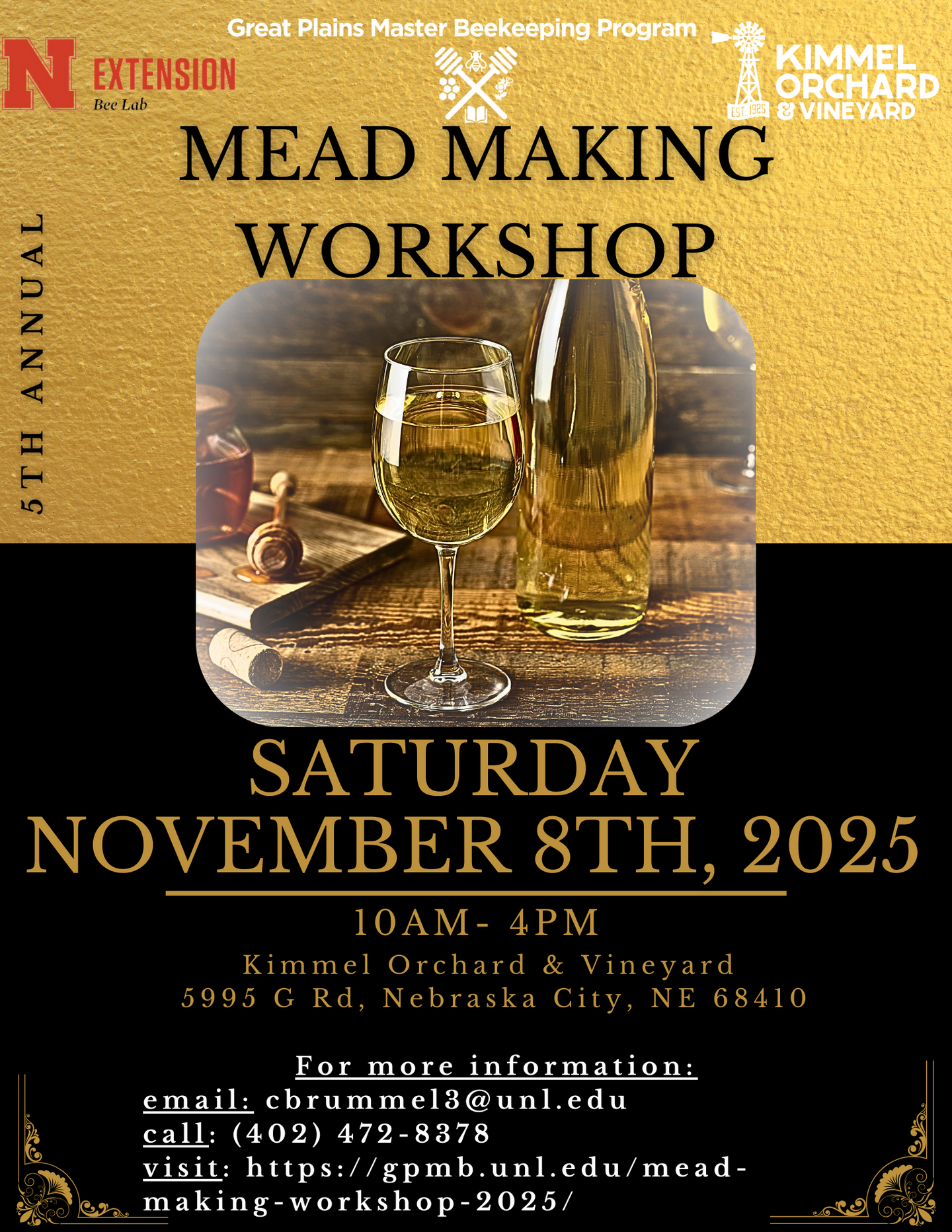 mead making workshop flyer