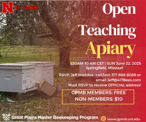 flyer about Open Teaching Apiary event