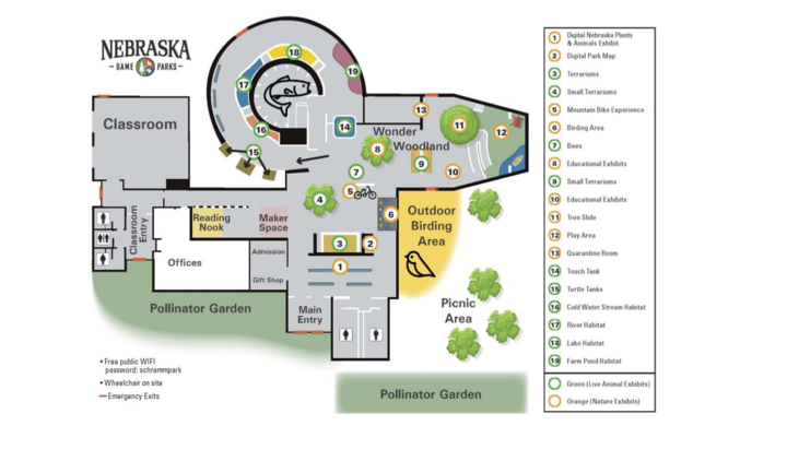 Schramm Education Center map 2